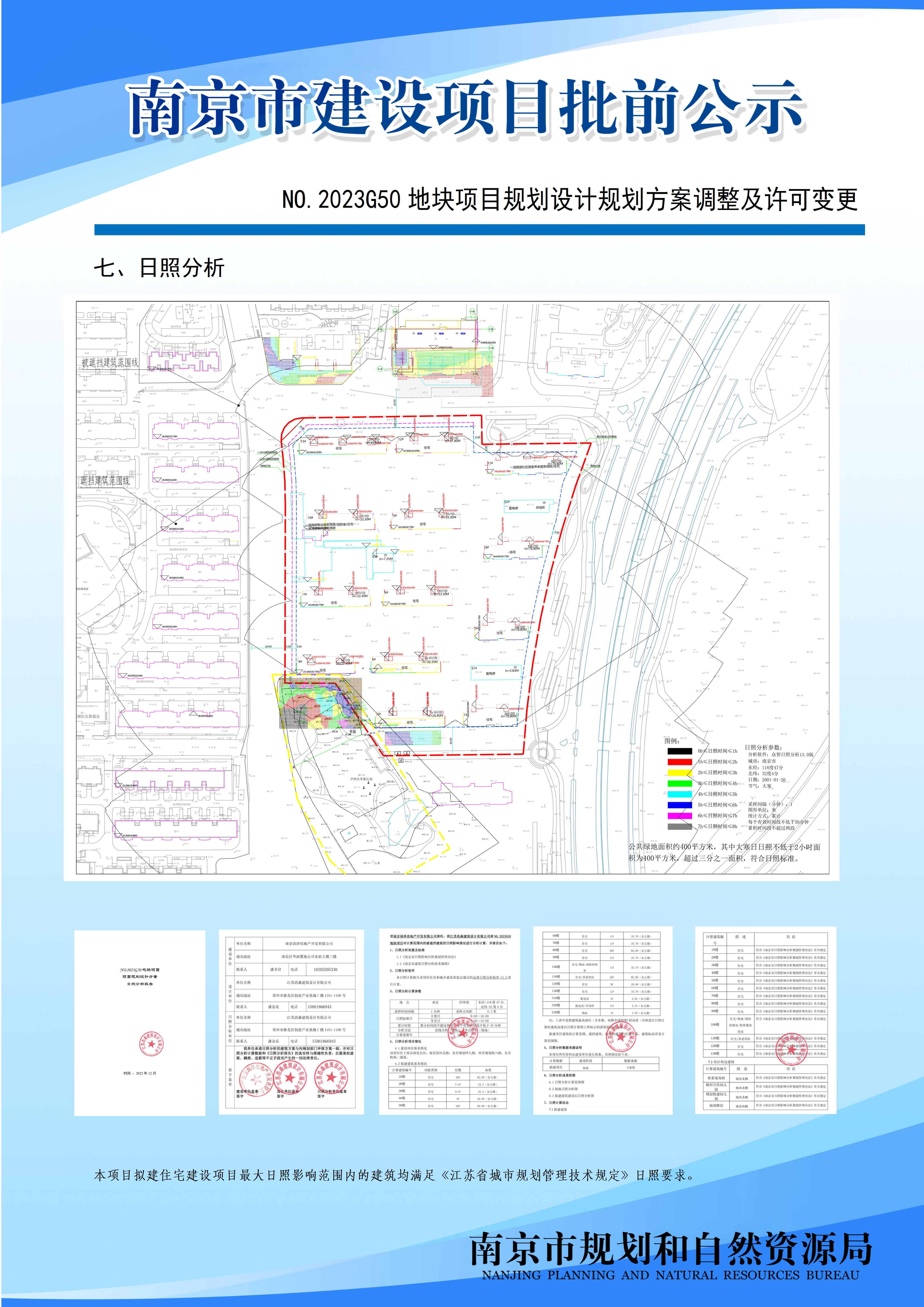 NO.2023G50地块规划设计方案调整及许可变更（公示时间：2023.12.92023.12.18）